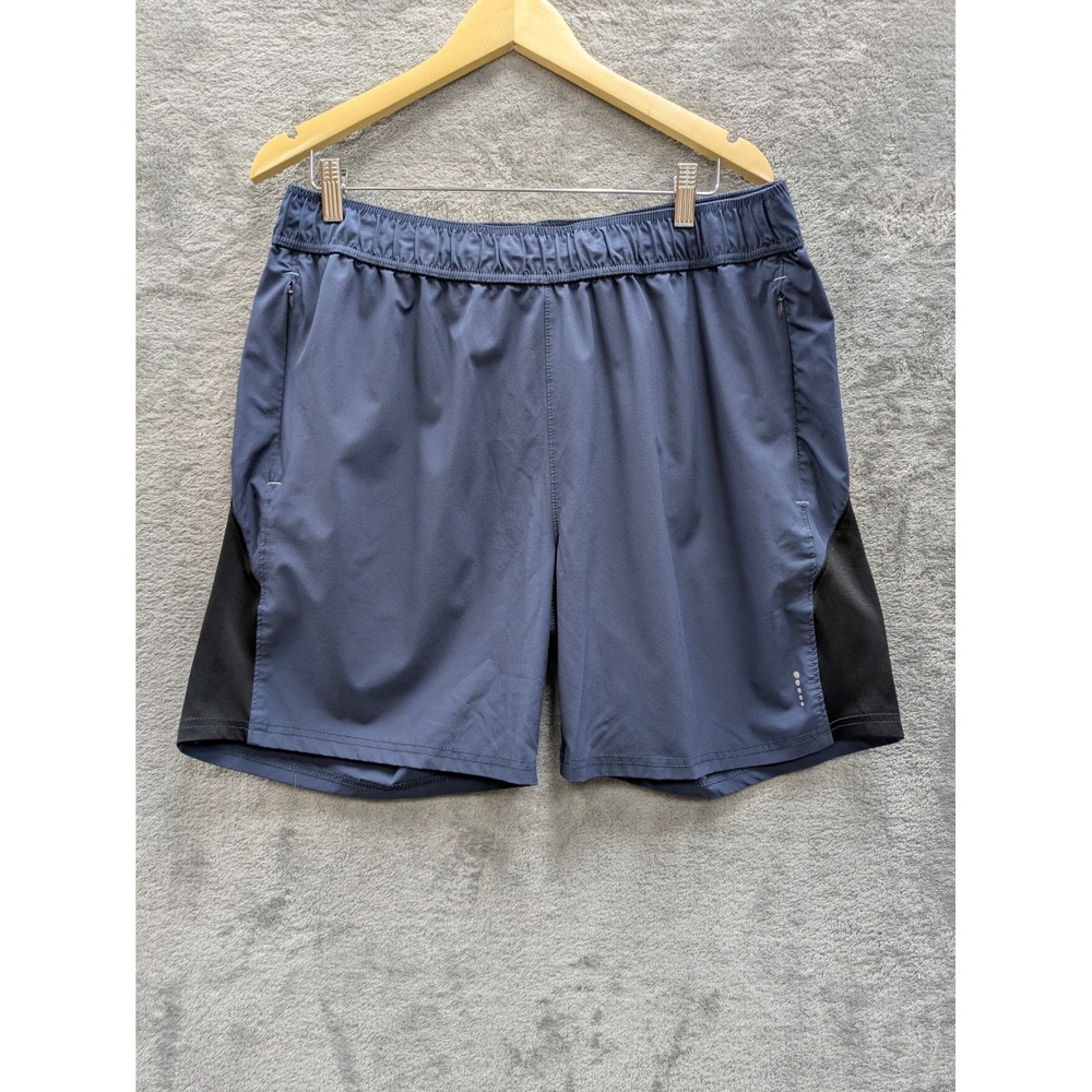 Athleisure Activewear Shorts Mens XL Balance Collection Grey Zipper Pockets